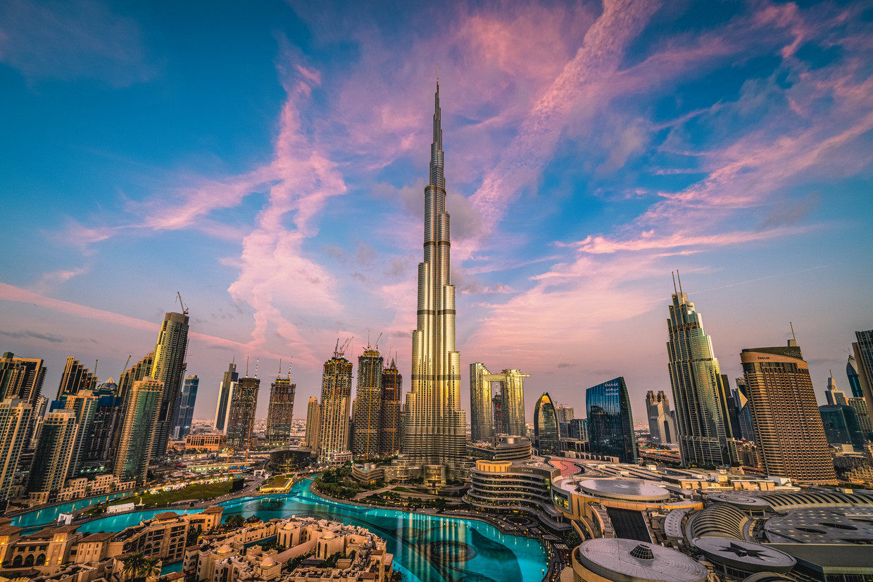 Zicht op Dubai. Beeld Getty Images