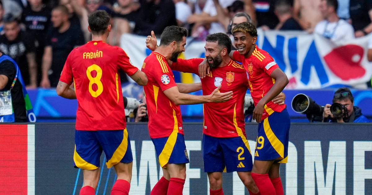 LIVE EURO 2024 |  Spanien überrollt Kroatien, Carvajal trifft nach einem Pass des 16-jährigen Lamine Yamal |  Fußball-Europameisterschaft