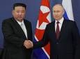 De twee autoritaire leiders tijdens een ontmoeting in 2023 in Rusland.