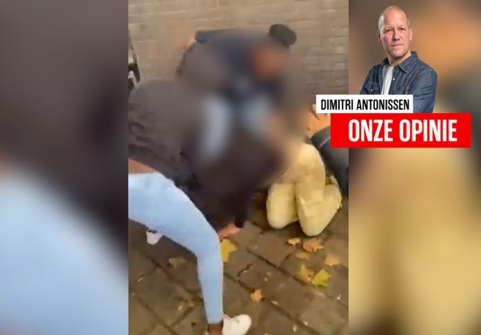 Het gedrag van de filmers is net méé de reden dat de brutale knokpartij voor één meisje in het ziekenhuis eindigde, schrijft Dimitri Antonissen.