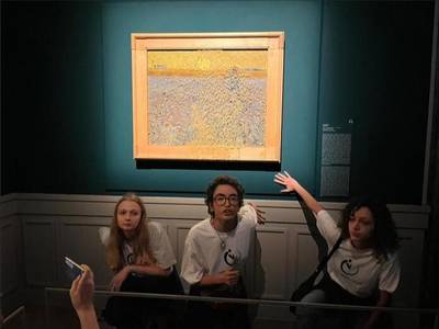 ‘Kunst is weerloos’; met soep besmeurde Van Gogh in Italië is eigendom van Kröller-Müller Museum