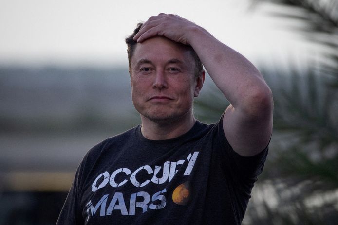 Elon Musk, de rijkste man ter wereld en onder meer topman van Tesla en Twitter.