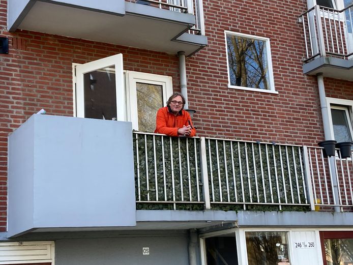 Dion Vorselaars is blij met zijn appartement aan de Generaal Smutslaan.