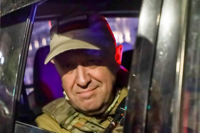 Prigozhin on his way to exile in Belarus.