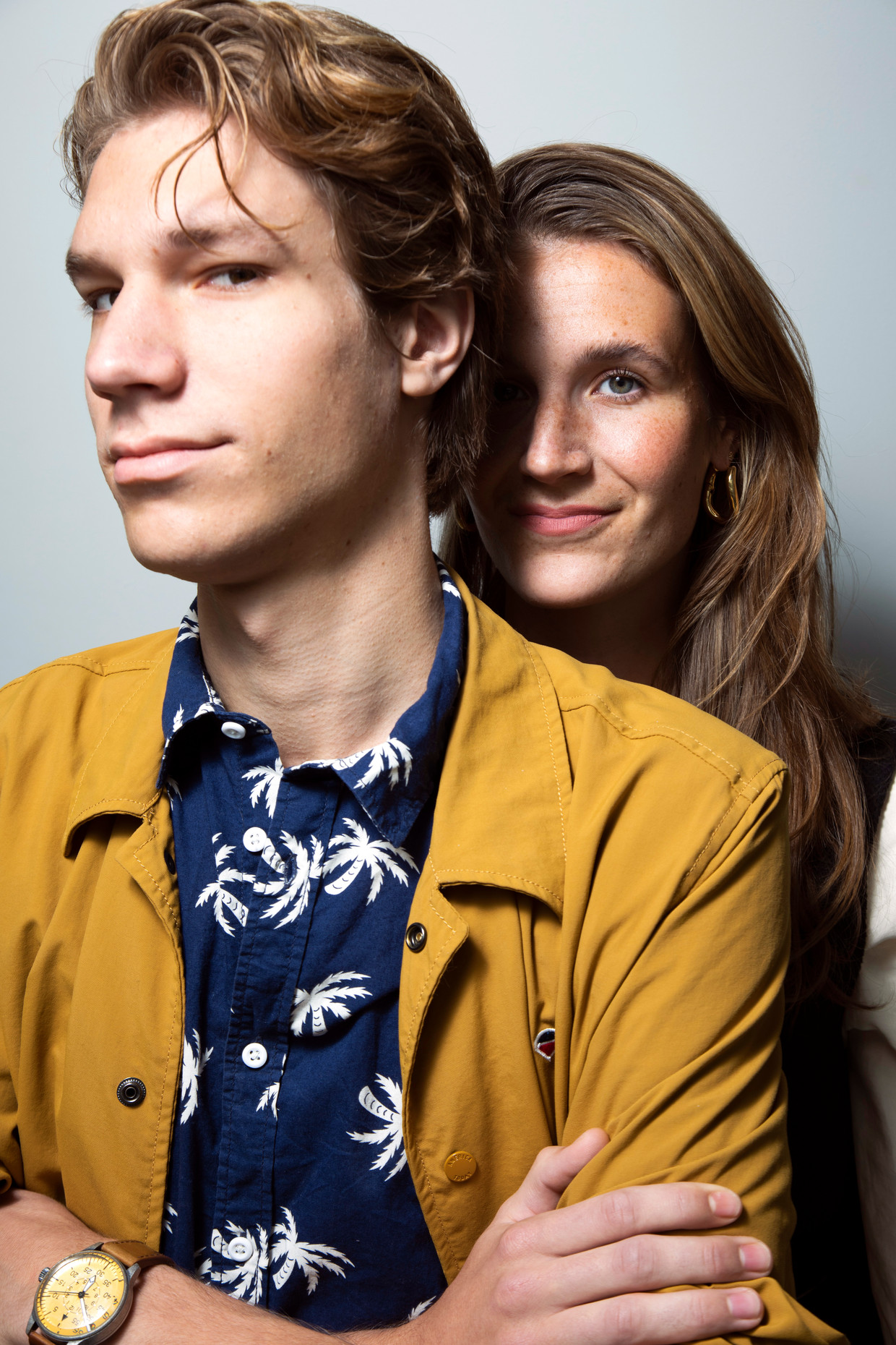 Sanne van Rij en haar broer Casper Beeld Eva Roefs