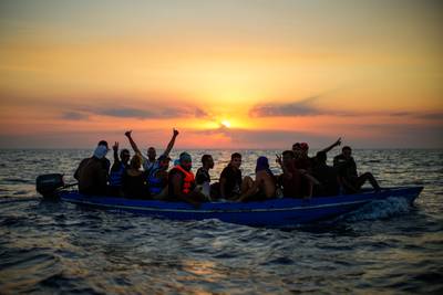 Meer dan duizend migranten onderschept voor kust van Tunesië