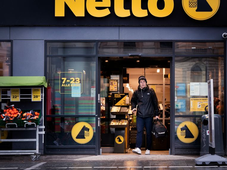 Een supermarkt in Denemarken.  Beeld AP
