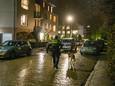 De politie trok door de wijk.