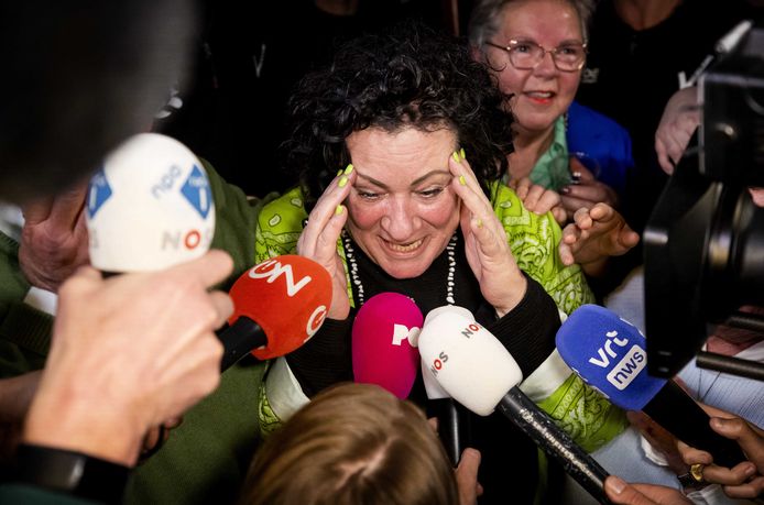 BBB-leider Caroline van der Plas reageert op de uitslagen voor de Provinciale Statenverkiezingen.