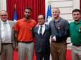 Les quatre "héros" reçoivent la Légion d'honneur