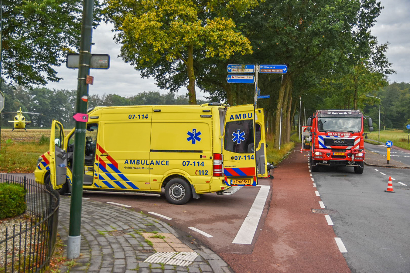 Fietser overleden door botsing met bestelbus in Oosterbeek | Foto ...