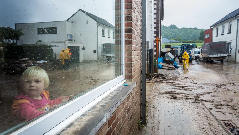 Modderstroom in Vroenhoven, Riemst. Beeld Mine Dalemans