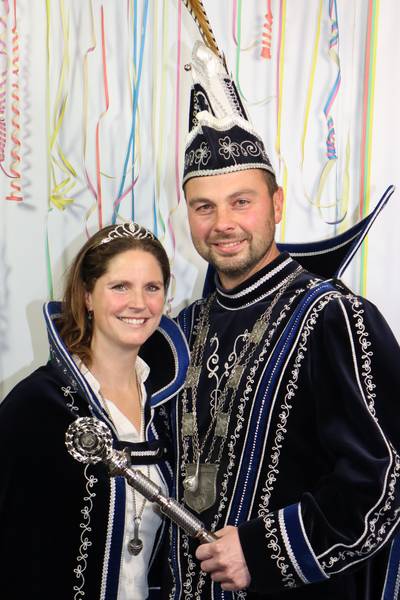 Prins Stefan d’n Urste & prinses Mijke prinsenpaar van de Paplippels in Keldonk