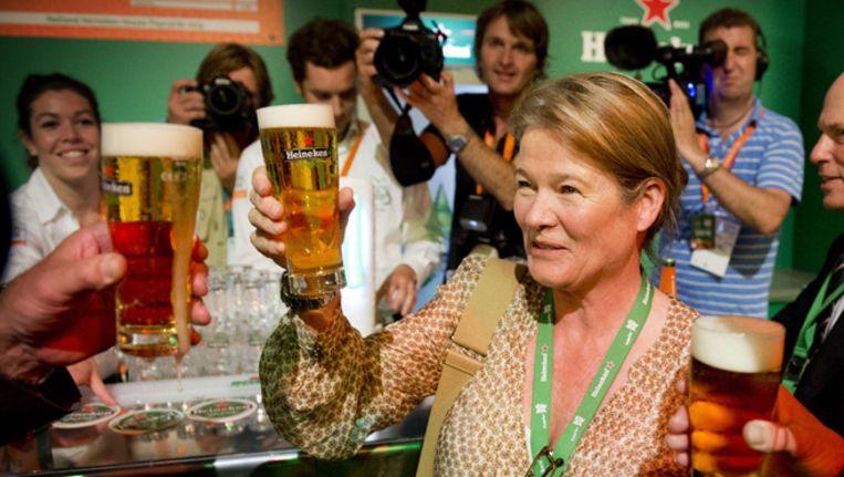 Charlene de Carvalho-Heineken zag haar inkomen stijgen met 33% Beeld ANP