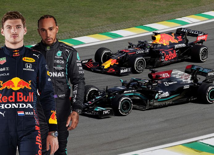 Dit zijn de tijden waarop Max Verstappen en Lewis Hamilton in