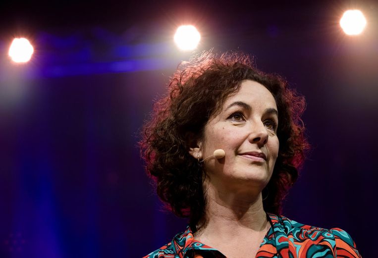 Femke Halsema vorig jaar op het GroenLinks partijcongres.  Beeld anp