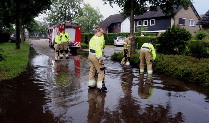 Natte voeten halen in Berlicum.