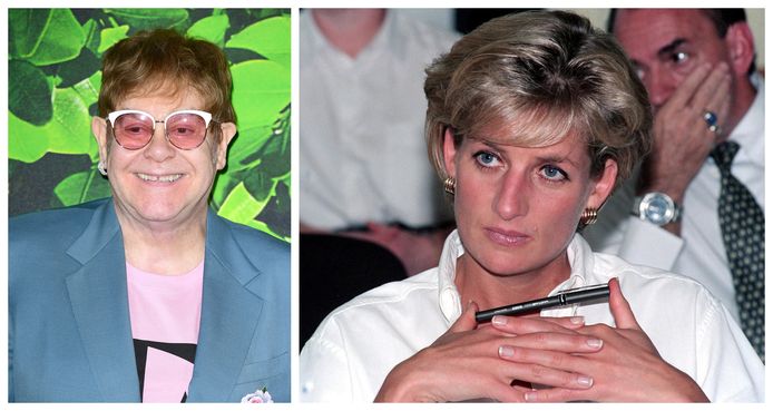 Elton John en prinses Diana waren goede vrienden.