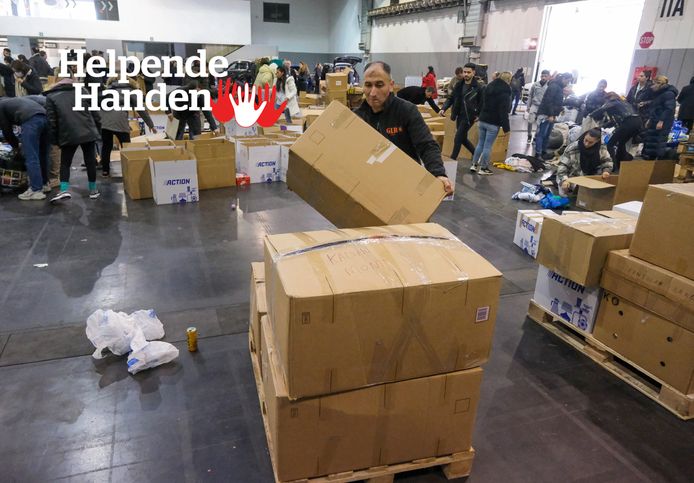 Hoewel de inzamelactie nog maar enkele uren bezig was, werden er al heel wat spullen ingezameld.