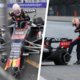 Klapband in slot kost Verstappen zege in GP van Azerbeidzjan, ploegmakker Pérez wint