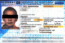 Vals paspoort van Ridouan Taghi. Tegen Taghi is levenslang geëist voor onder meer het opdracht geven voor een reeks moorden.