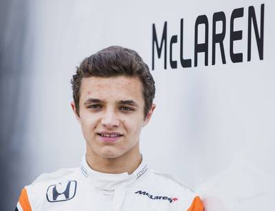 Lando Norris in stoeltje van Alonso bij McLaren