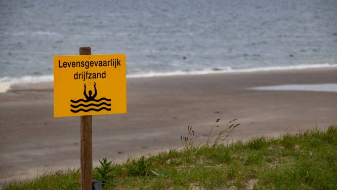 Waarschuwing voor drijfzand op strandje Yerseke - ‘Ik zakte ineens tot aan mijn knieën weg’