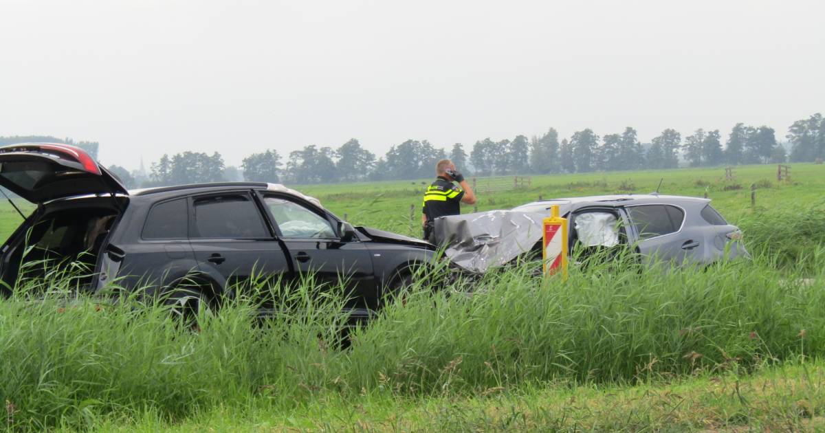 Frontale aanrijding bij Meerkerk, toestand slachtoffers zorgwekkend.