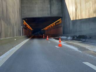 Tunnel op de A11 richting Brugge ter hoogte van Zelzate afgesloten