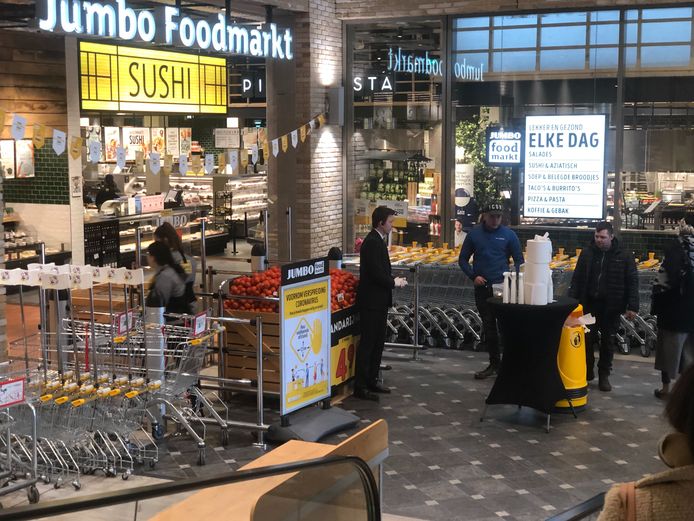 Bij deze Jumbo Foodmarkt in Leidsche Rijn is het deurbeleid al ingegaan.