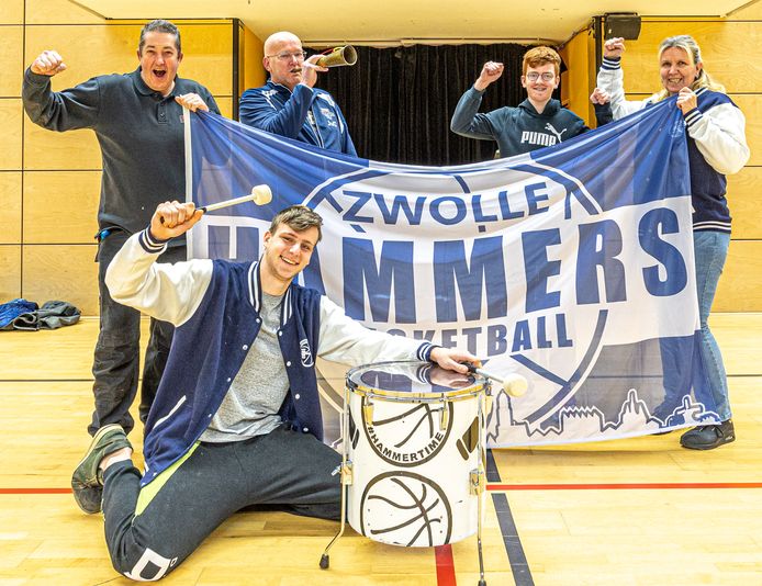 Landstede Hammersfans zijn helemaal klaar voor de bekerfinale van zondag tegen ZZ leiden. Na vier verloren finales moet het nu een keer gebeuren.