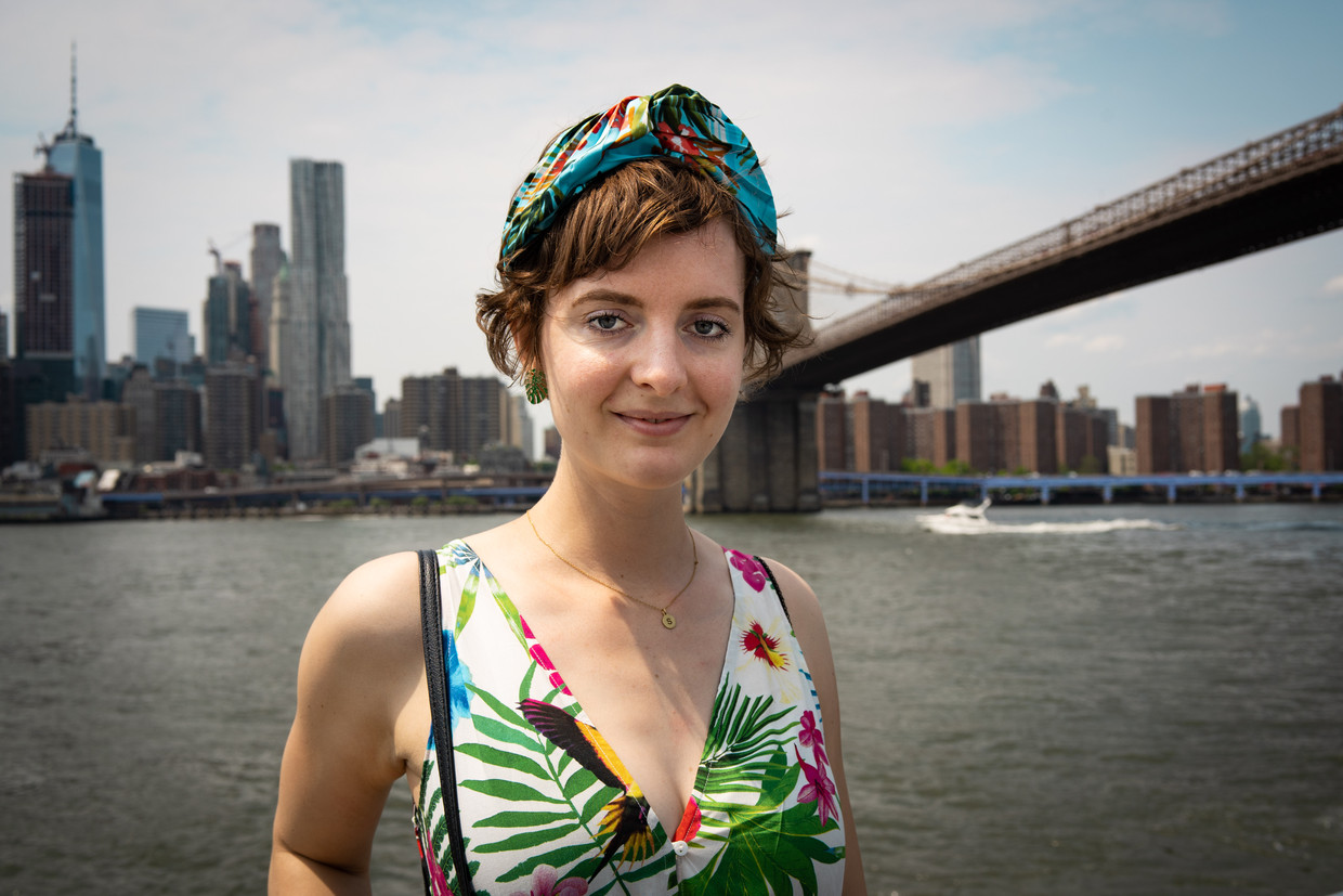 Simone Eringfeld tijdens haar studiejaar in New York. Beeld 