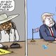 Cartoonisten steken de draak met Trumps machtswellust: ‘Afrika overweegt militaire interventie’