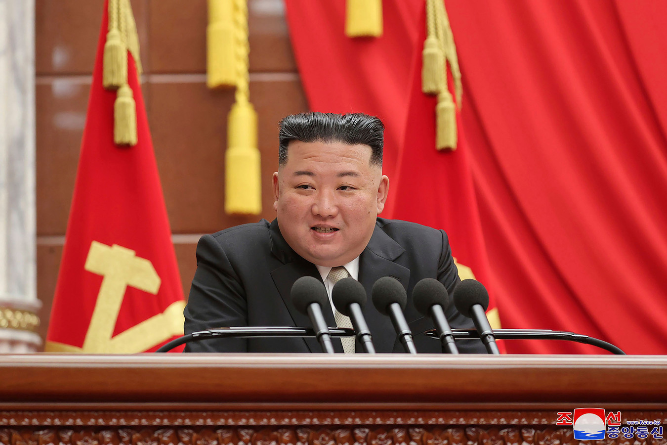 NoordKoreaanse leider Kim Jongun roept op tot meer voedselproductie
