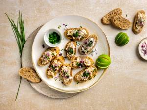 Wat Eten We Vandaag: Pinchos met makreelrillettes