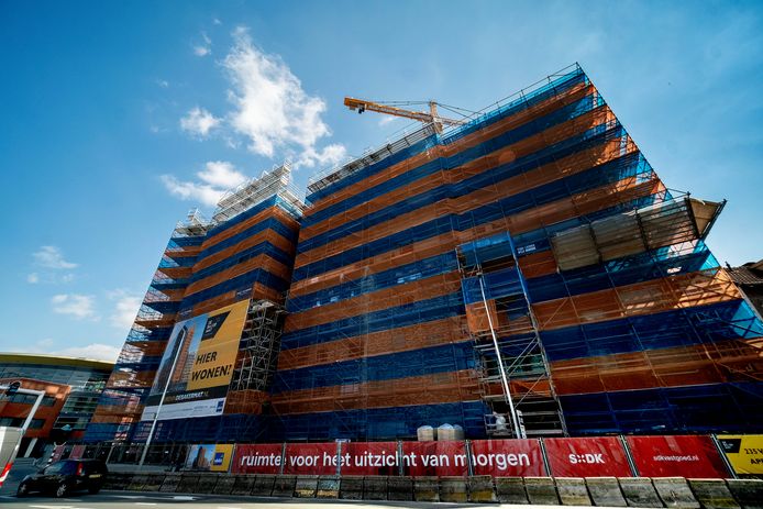 Woningbouwproject De Bakermat op de hoek Boschdijk-Marconilaan in Eindhoven.
