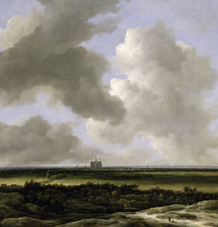 ‘Uitzicht op Haarlem’ door Jacob van Ruysdael. Beeld 