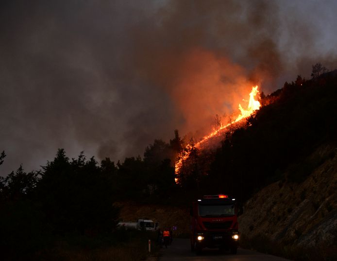 Bosbranden in Cyprus