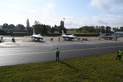 Deux F-16 ont décollé de Florennes pour intercepter des bombardiers russes