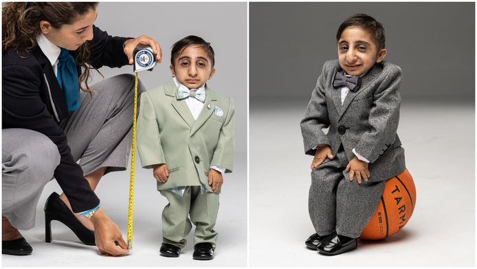 Afshin Esmaeil Ghaderzadeh is de kleinste man ter wereld.