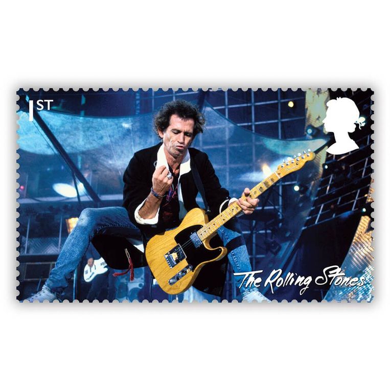 Nederlands tintje bij Royal Mail-zegels voor jubilerende Rolling Stones - Volkskrant