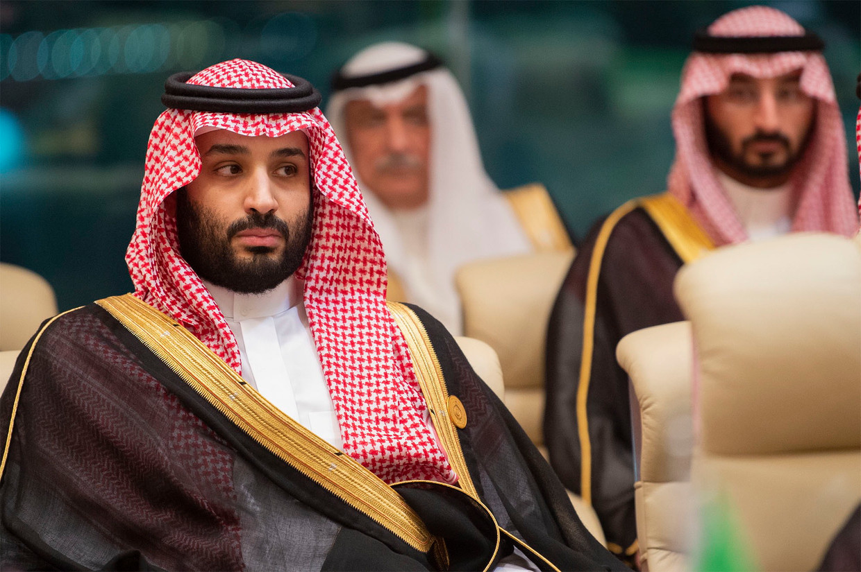De verloofde van de vermoorde Saudische journalist Jamal Khashoggi heeft bij een rechtbank in Washington een civiele klacht ingediend tegen kroonprins Mohammed bin Salman van Saudi-Arabië. Beeld EPA