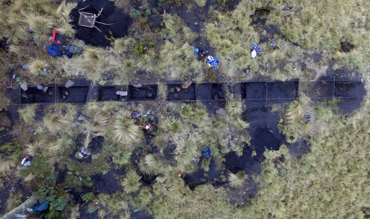 De archeologische site bij Nahualac.