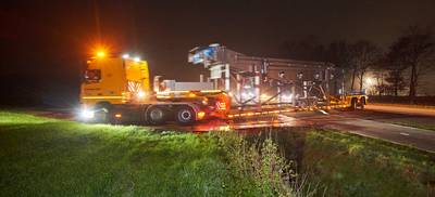 Peka Kroef legt zelf ‘Verlengde Noordlaan’ aan voor bijzonder transport nieuwe machines