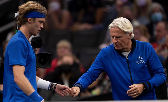 Worstelen meesterwerk Kind Björn Borg kan zich met Europa geen betere start wensen in Laver Cup: 'Maar  we zijn er nog niet' | Tennis | AD.nl