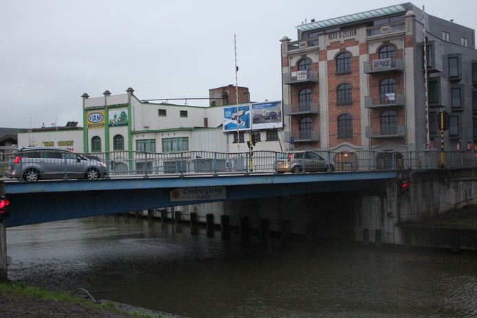 De Zeebergbrug in Aalst.