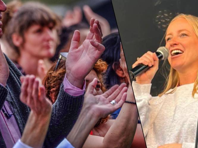 KIJK. Vooruit leeft op hoop en enthousiasme: 6.000 mensen waaronder voorzitster Melissa Depraetere genieten van 1 mei festival in Kortrijk