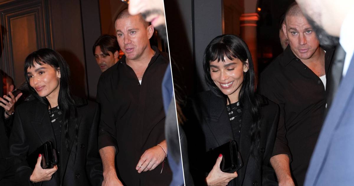 Then a couple?  Zoe Kravitz and Channing Tatum were spotted holding hands in Paris |  celebrities