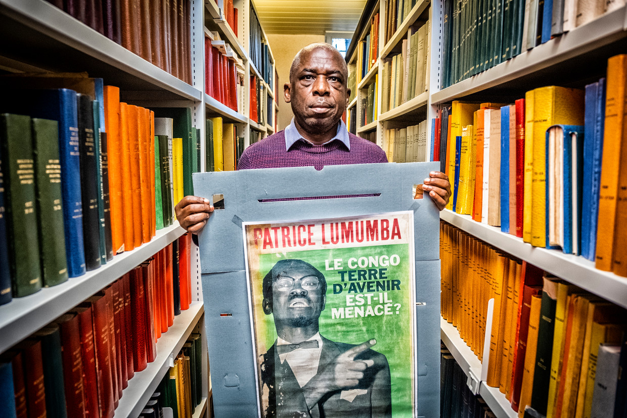 Jean Omasombo: ‘Ik was gewoon de neger van de Lumumba-commissie.’ Beeld Tim Dirven