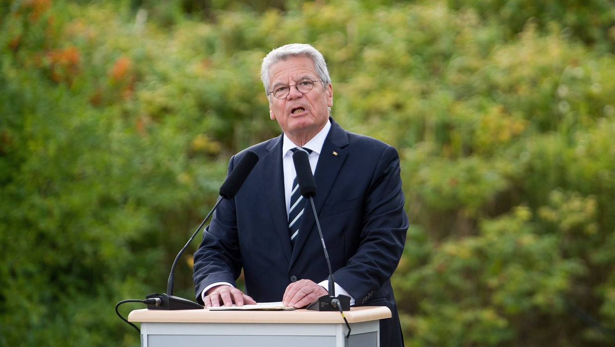 De Duitse president Joachim Gauck. Beeld epa